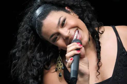 Jordin Sparks has been traveling through Australia, on tour with Alicia Keys. I've got some Wire Image photos of her performance in Perth yesterday.