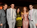 FOX 2011 PROGRAMMING PRESENTATION: GLEE cast members (L-R) Matthew Morrison, Cory Monteith, Jenna Ushkowitz, Jayme Mays and Darren Criss celebrates the FOX 2011 PROGRAMMING PRESENTATION in New York City on Monday, May 16. CR: Frank Micelotta/FOX