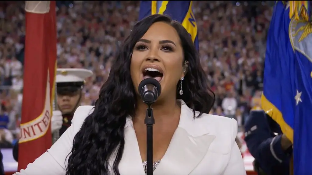 Watch Demi Lovato Sing the National Anthem Super Bowl 2020 (VIDEO)