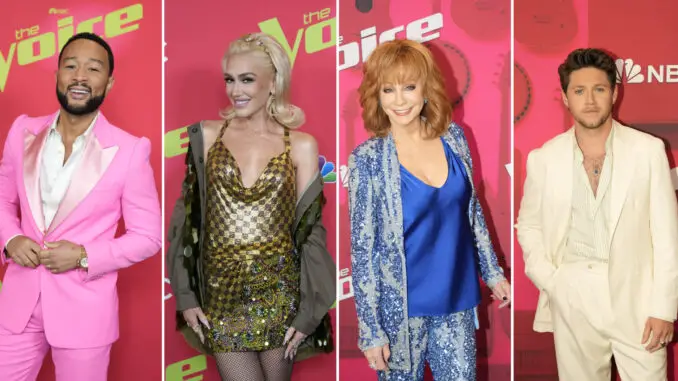 The Voice 24 - John Legend, Gwen Stefani, Reba McEntire, Niall Horan