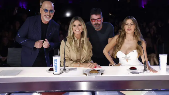 Howie Mandel, Heidi Klum, Sofia Vergara, Simon Cowell - America's Got Talent 2024