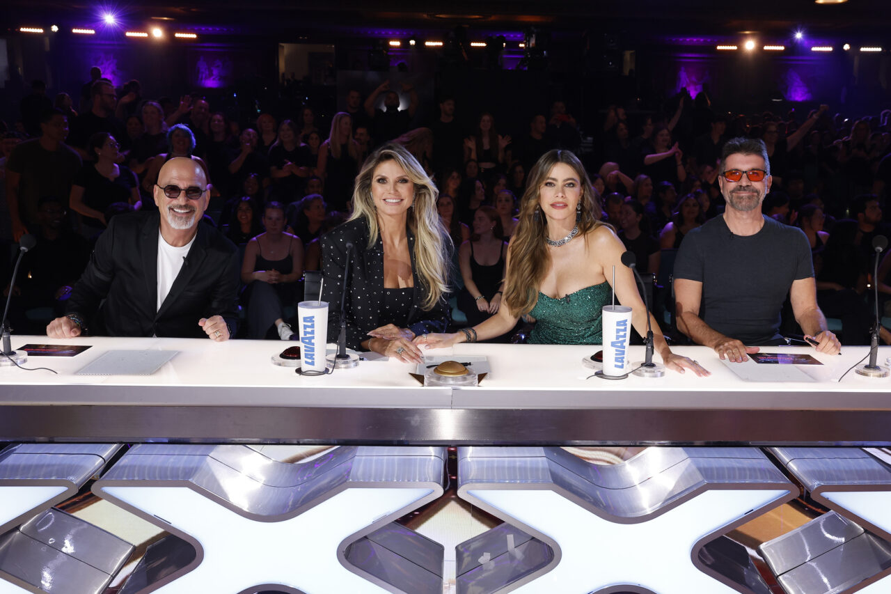 Howie Mandel, Heidi Klum, Sofia Vergara, Simon Cowell - America's Got Talent 2024