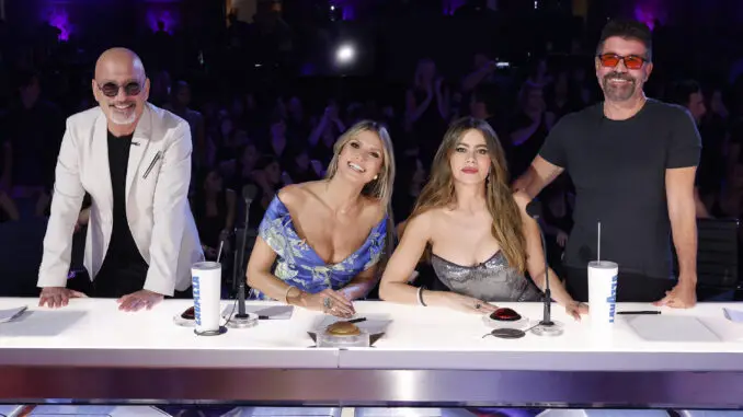 Howie Mandel, Heidi Klum, Sofia Vergara, Simon Cowell - America's Got Talent 2024