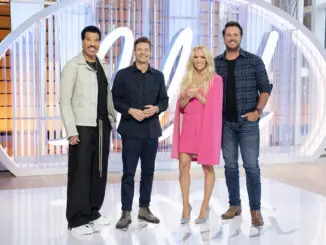 LIONEL RICHIE, RYAN SEACREST, CARRIE UNDERWOOD, LUKE BRYAN - American Idol 2025