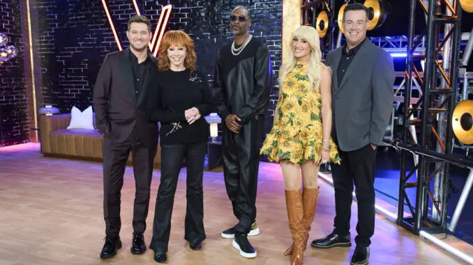 Michael Bublé, Reba McEntire, Snoop Dogg, Gwen Stefani, Carson Daly - The Voice 26 Battles