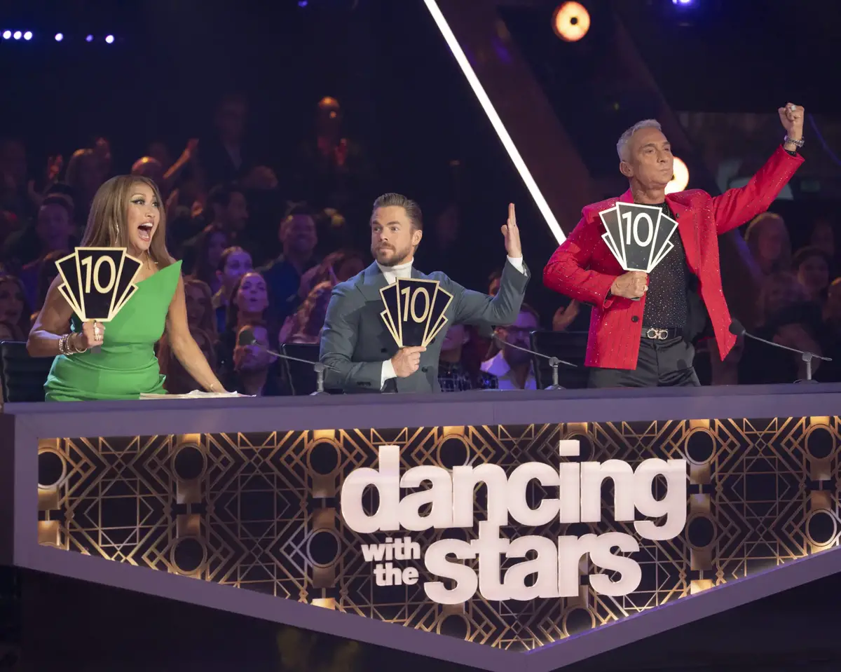 CARRIE ANN INABA, DEREK HOUGH, BRUNO TONIOLI - Dancing with the Stars 33