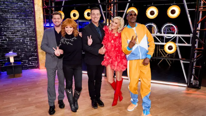 Michael Bublé, Reba McEntire, Carson Daly, Gwen Stefani, Snoop Dogg -- The Voice 26